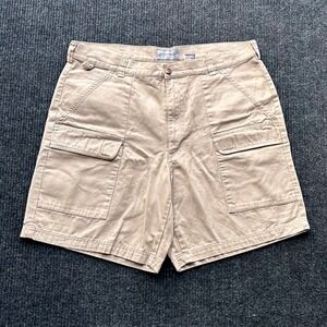 Eddie Bauer Cargo Shorts‎ Outdoor Casual Utility Khaki Size Mens Size 38 (36)
